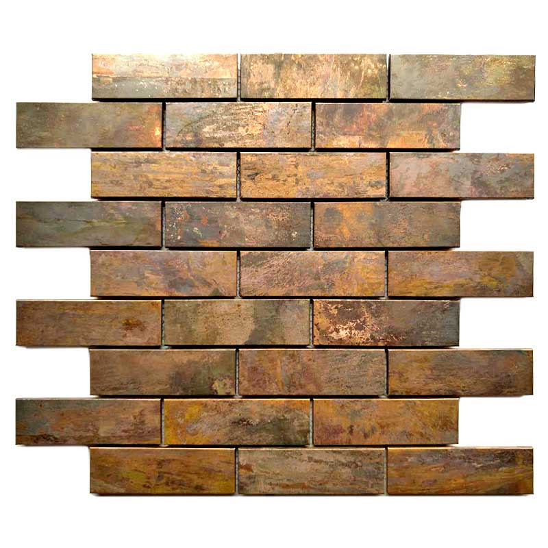 Медна плочка с мозаечна основа Backsplash за баня и декорация