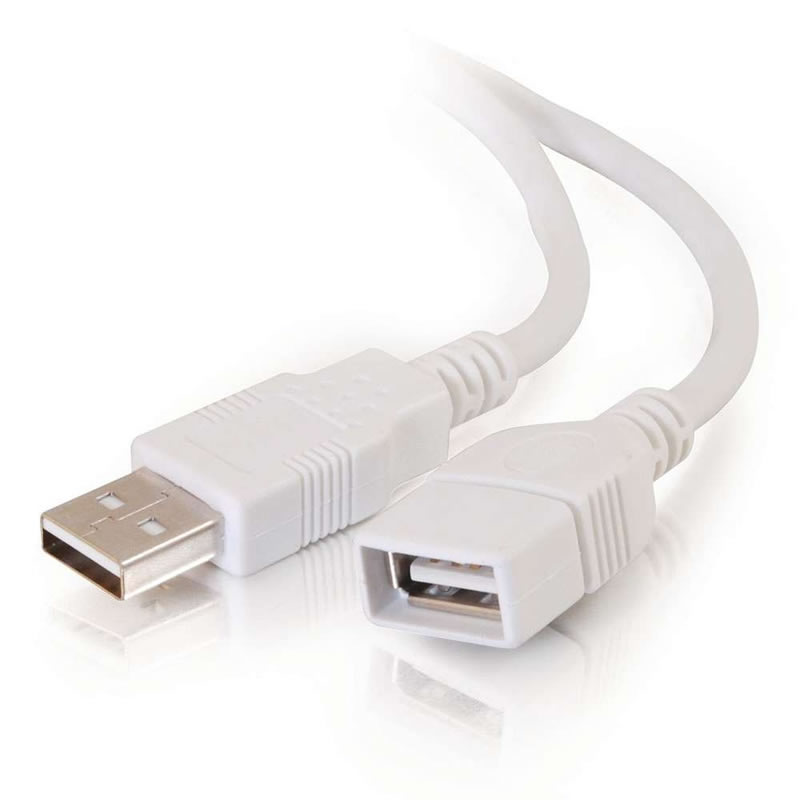 USB 2.0 мъжки до женски удължителен кабел