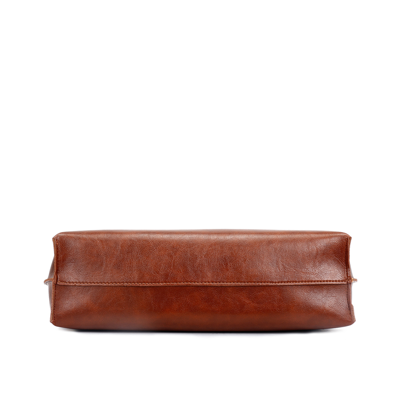HD0823 - Персонализирани PU кожени дамски модни ToTe чанти кафяв цвят