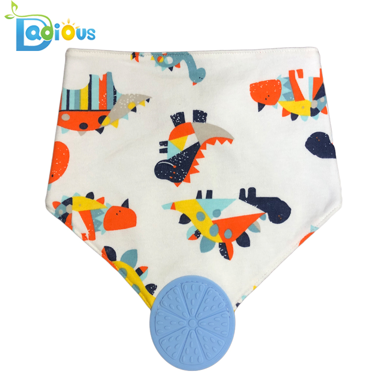 100% памук бебешки бикини за момичета зъби зъби Bandana Bib зъби бандана биберони за момчета