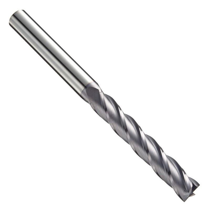 Carbide Square Nose End Mill, TiAlN Finish, Groffing and Finishing Cut, спирала 30 градуса, 4 флейти, 2,5 