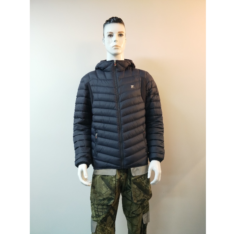 NAVY HOODED PUFFER JAKET RLMPC0013