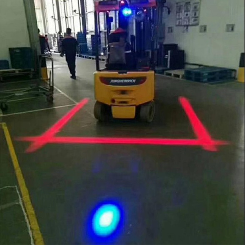 E; ectric Stacker Предупредителна лампа за безопасност с червена зона