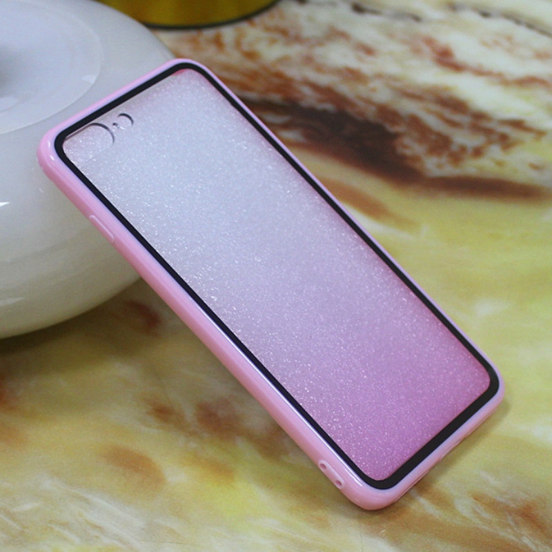 iPhone 7 Plus/iPhone 8Plus TPU+PC case с постепенно променящ се цвят от светлина към дълбоко