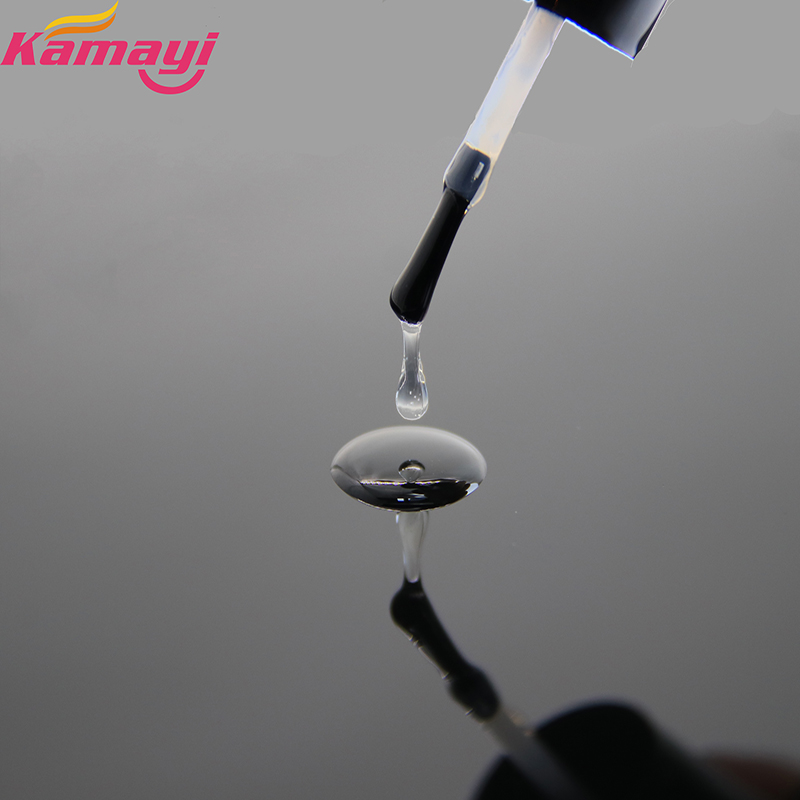Kamayi гореща продажба на нокти арт дизайн грим маникюр дълготраен блестящ гланц uv гел лак за нокти темпериран топ гел