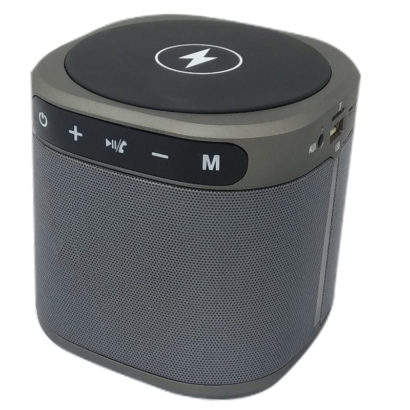 YG-BS001 Bluetooth високоговорител с QI функция за безжично зареждане