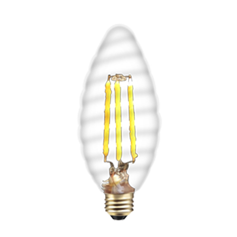 C35 Clear 2w 3.5w 4w 4.5w за избор на лампа с нажежаема спирала от свещ