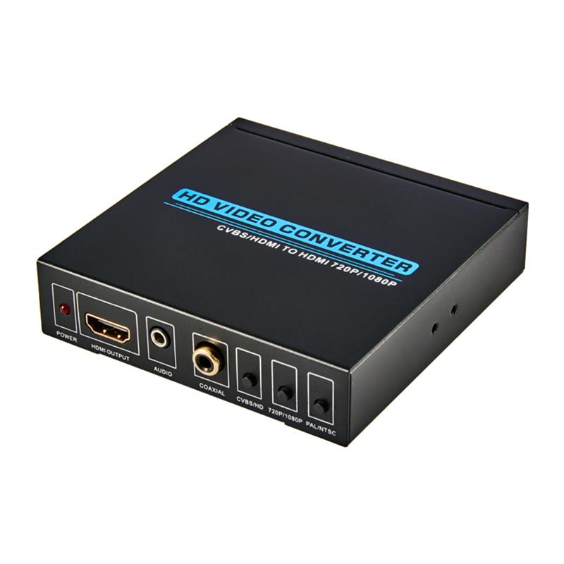 AV / CVBS + HDMI TO HDMI КОНВЕРТИРАНЕ НА СКАЛЕР (720P / 1080P)