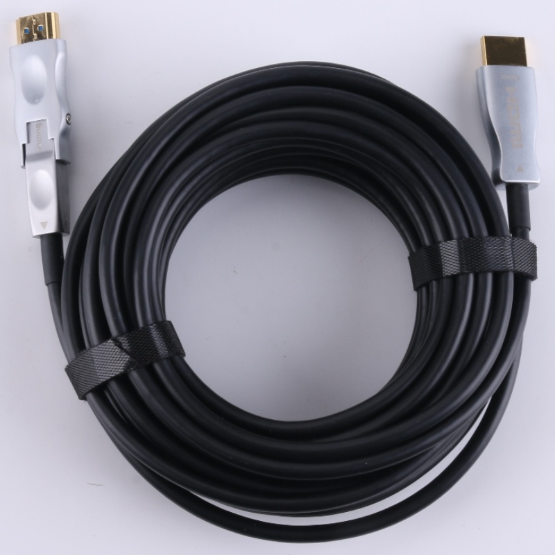 Най-добра цена HDMI 2.0 Тип А до D източник Отделна оптични кабели 15m дължина