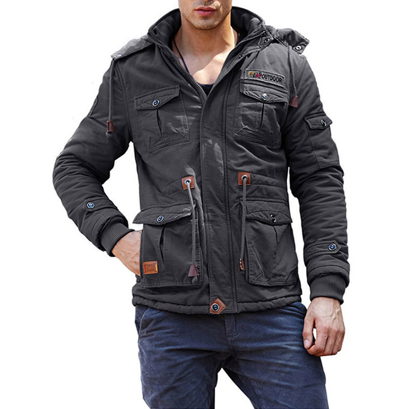 Fleece Jacket Уиндбрейкър Тактическо пилотско бомбоубежище Устойчиво сваляне на шапка небрежно