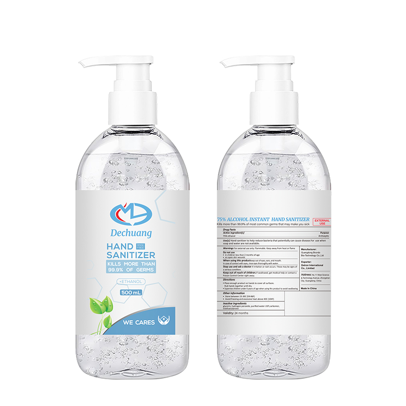 500ml 75% Алкохолен инстантен Sanitizer Гел