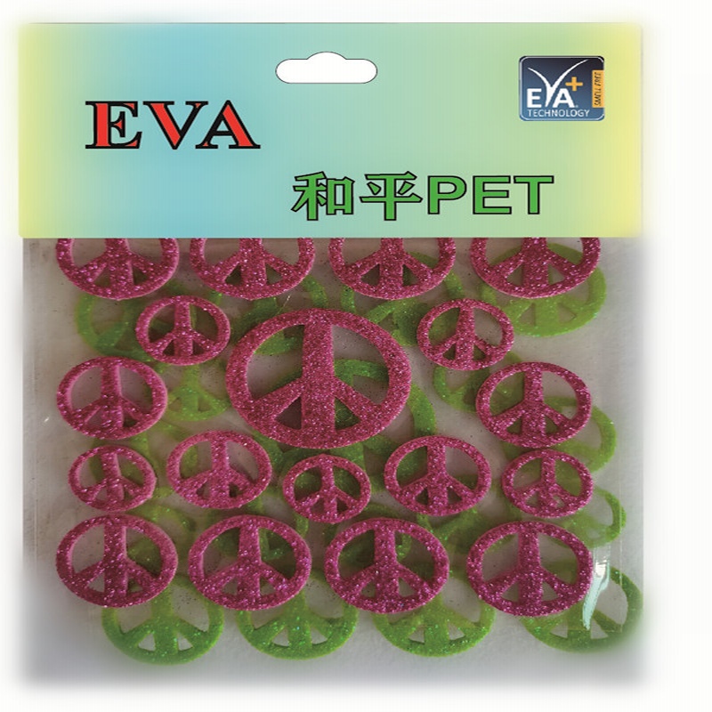 Стикери за пяна PET Пяна с блясък PET Пяна форма PET