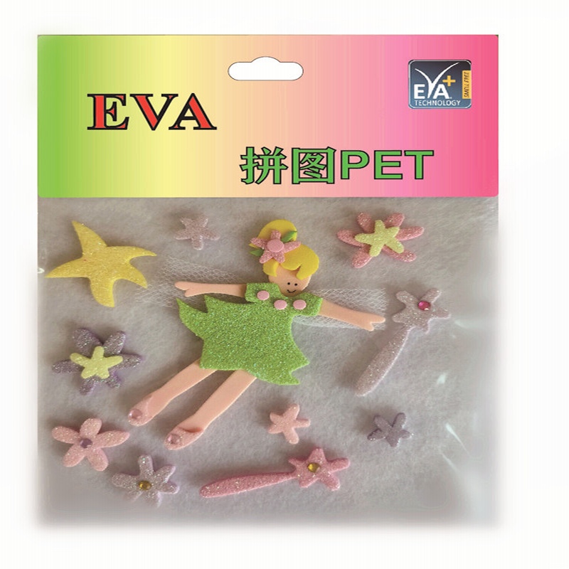 Фуражни стикери PET пяна Глитър PET пяна 3D PET