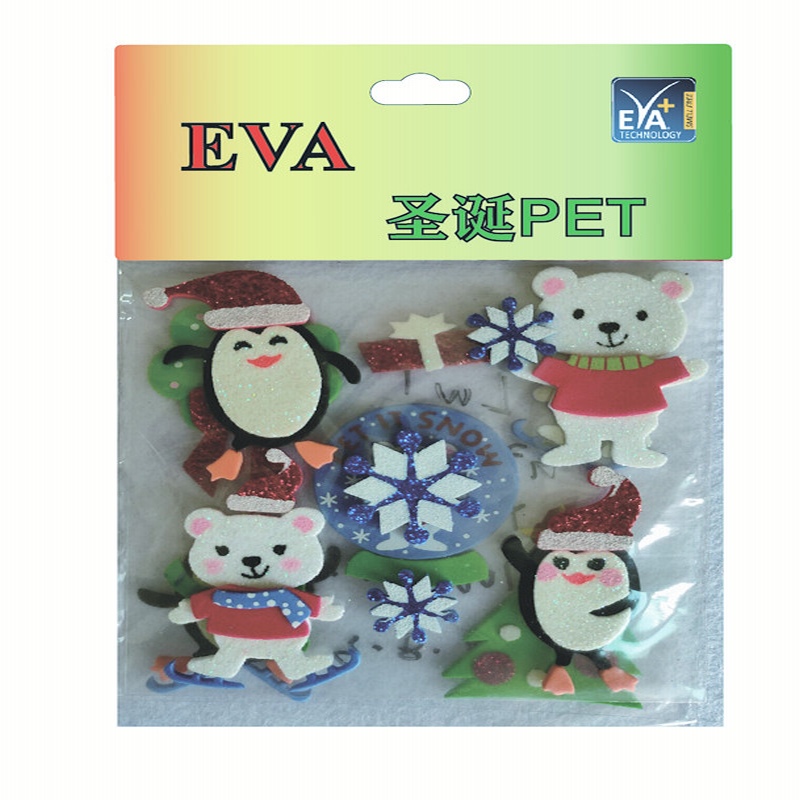 Фоам Xmas PET пяна Глитър PET фолиева форма PET