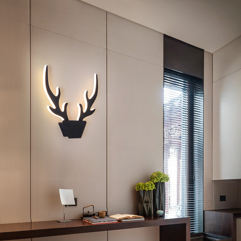 Zhongshan Art Deer Design LED осветителна стена със интелигентно управление за спалня
