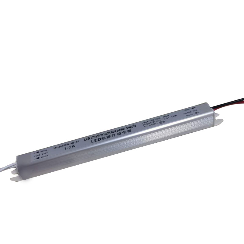 48W 12V 1.5A Led ултра тънки интелигентни мебели, превключващи водоустойчиви електрозахранващи машини Почистване на Super Slim light box