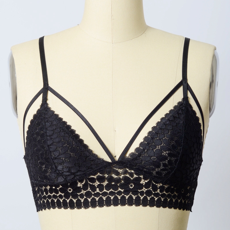 YL-5344 Leto Intimates Дейзи Лейси Страпи Bralette- Stock Design