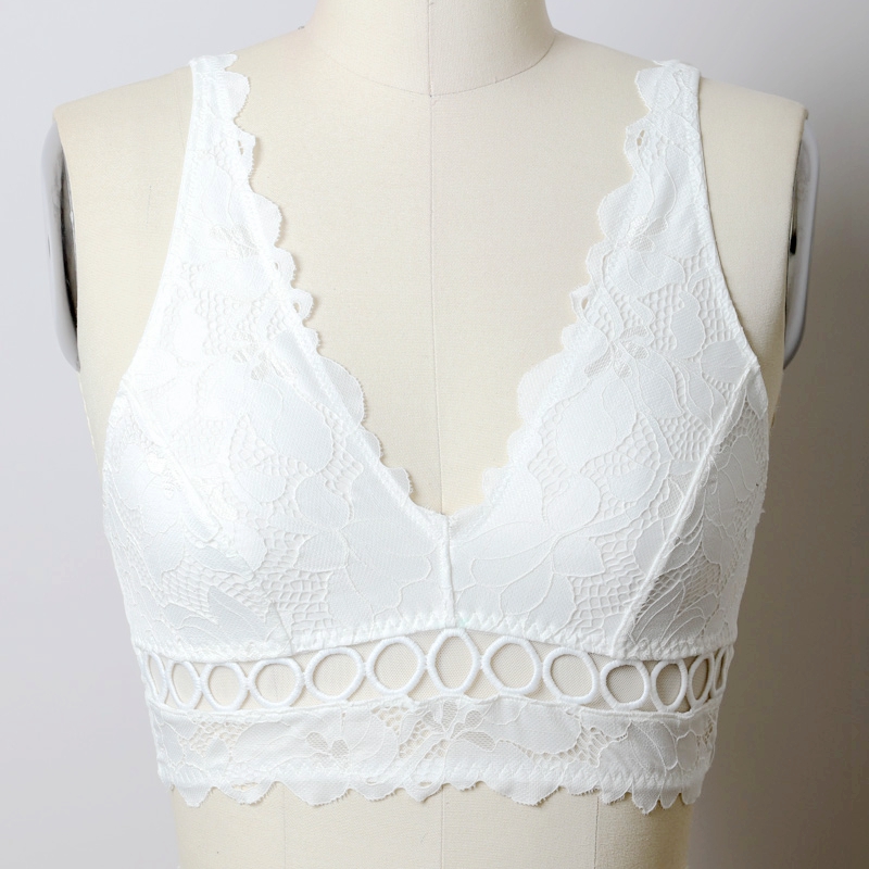 YL-5503 Leto Intimates Floral Longline Bralette Wholesale--Stock Design