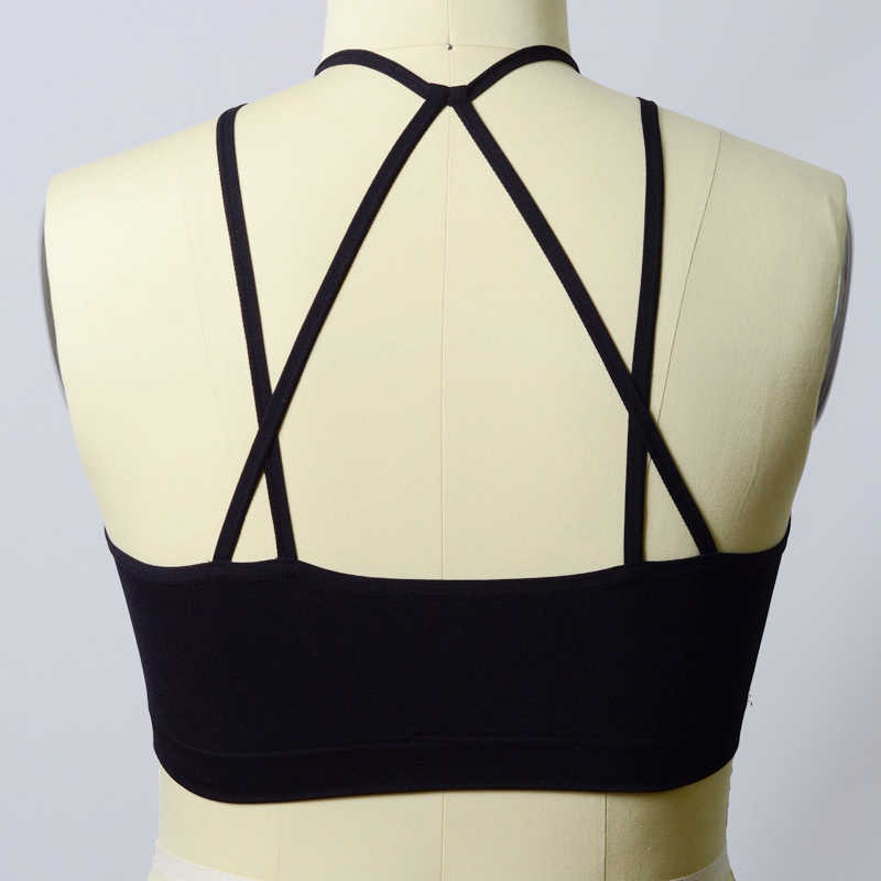 YL-5341Plus безформен High Neck Strappy Back Brami Plus