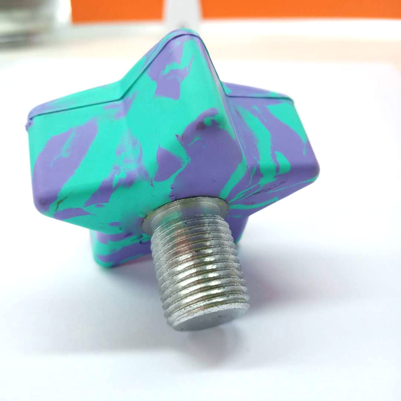 Туинкъл Star Toe Stop- Roller Skate Toe Stops Plugs- Rubber Brake Block- toe bleable PU Toe Stops with Screws