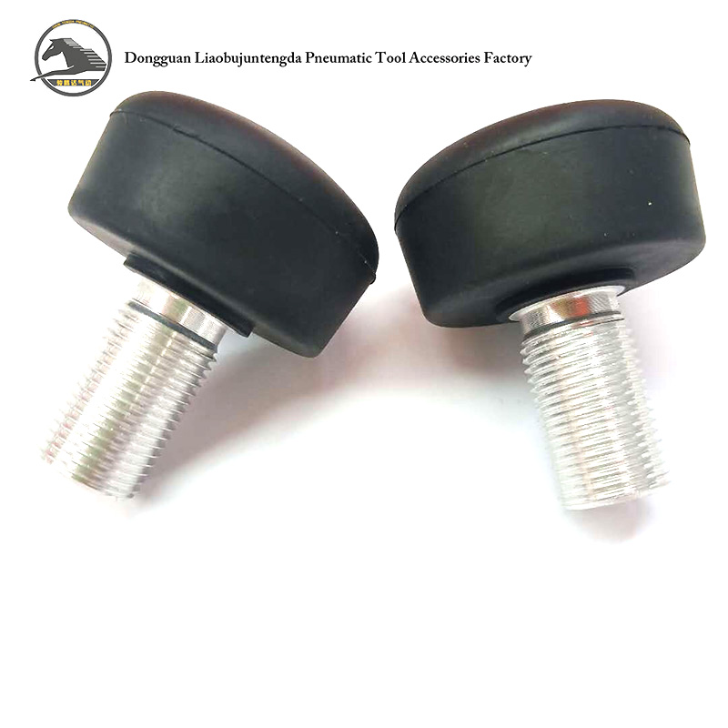 Black Round Toe Stop- Butter Compound Roller Quad Skate Toe Stops