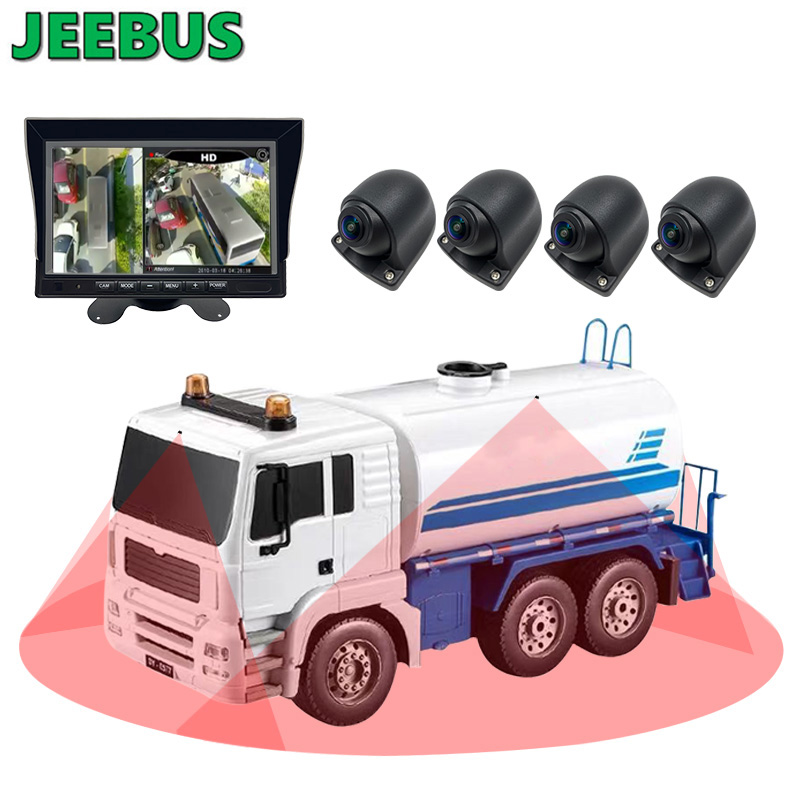 4Way Revser Monitoring 360-градусова 3D система за автомобилни камери с пълен изглед за птици с HD DVR