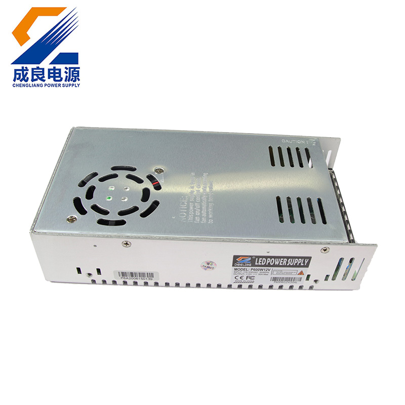 LED трансформатор 12V 50A 600W LED захранване за лентови светлини CCTV Camera Step Motor