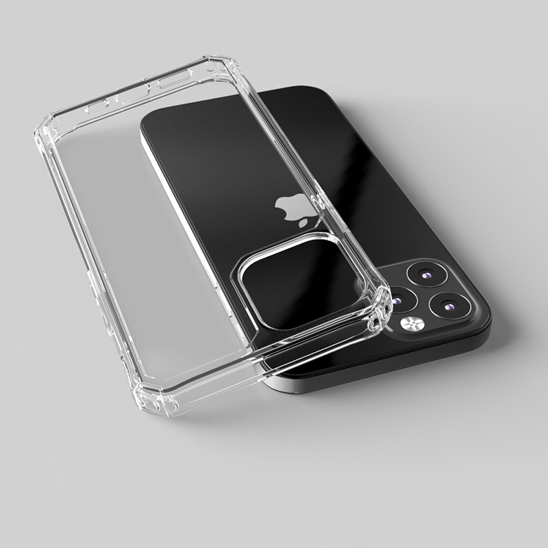 за iphone 12 калъф, hot sals 2 мм удароустойчива броня прозрачен прозрачен калъф за телефон tpu за iphone se до 11 12 pro max 2020 калъф мек