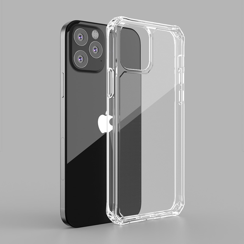 за iphone 12 калъф, hot sals 2 мм удароустойчива броня прозрачен прозрачен калъф за телефон tpu за iphone se до 11 12 pro max 2020 калъф мек
